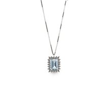Necklace Promesse Woman in White Gold Acquamarina COT64CO